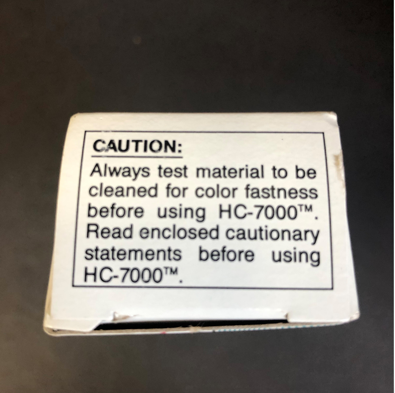 Vintage HC-7000 Universal Cleaner 3.5 oz Sealed New Old Stock Box Paper Sealed