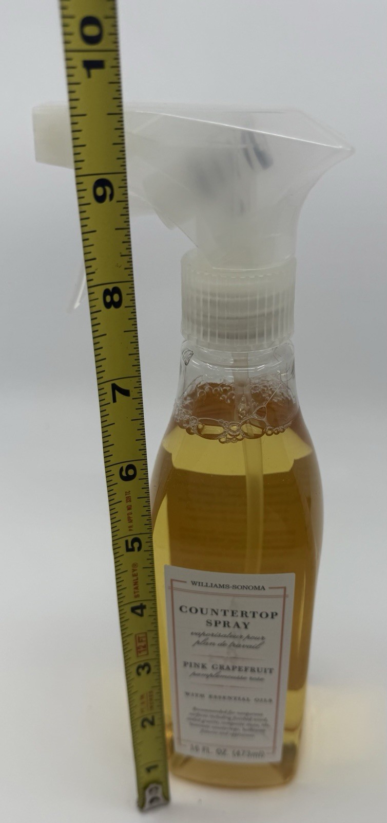 Williams Sonoma Countertop Spray Pink Grapefruit With Essential Oils 16 oz