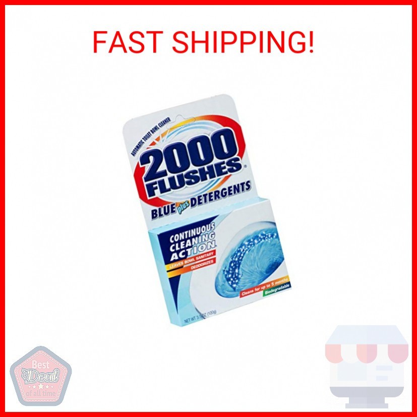 2000 FLUSHES – 201020 2000 Flushes Blue Plus Detergents Automatic Toilet Bowl Cl
