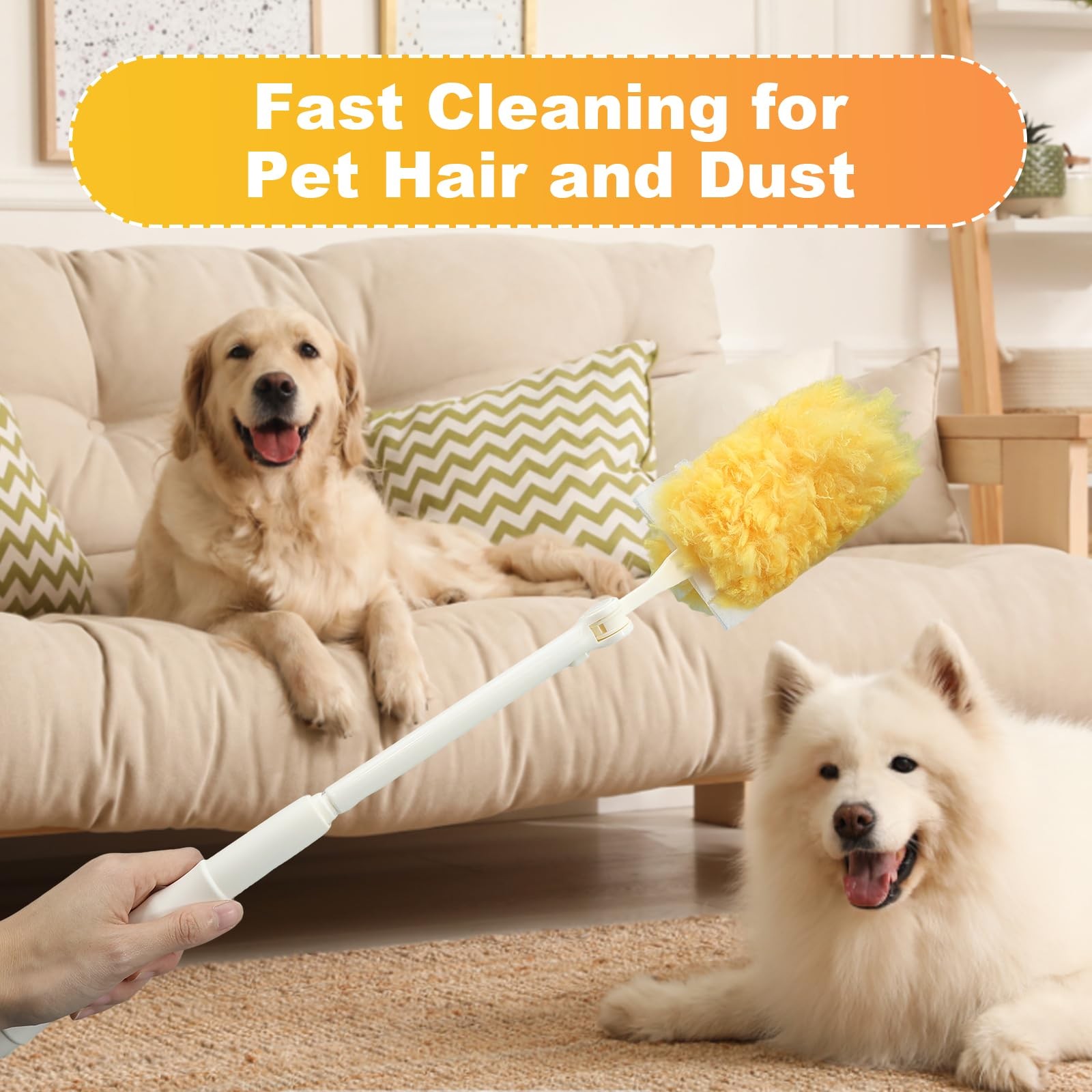 Heavy Duty Duster Refills, Disposable Dusters Kit for Cleaning, Multi Surface…