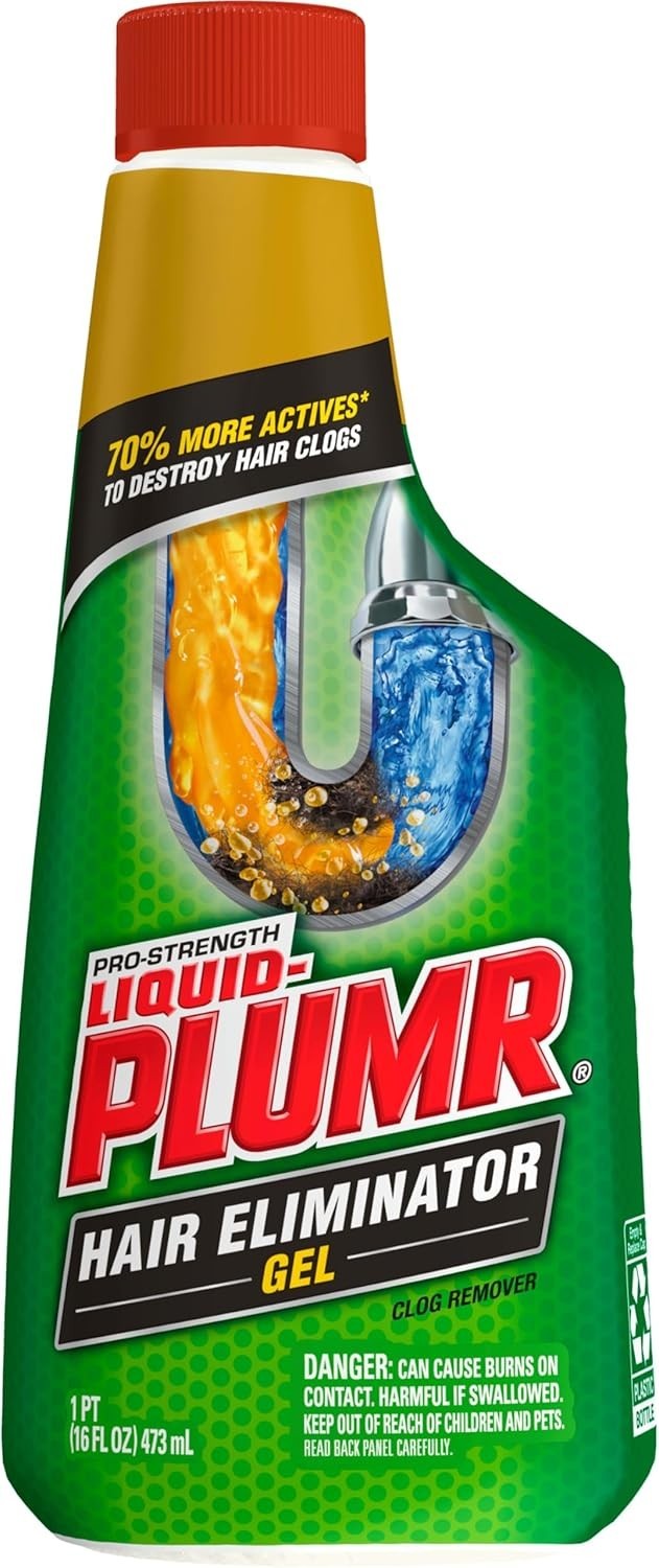 Liquid-Plumr Pro-Strength Hair Eliminator Gel Clog Remover Hair Clog Remover
