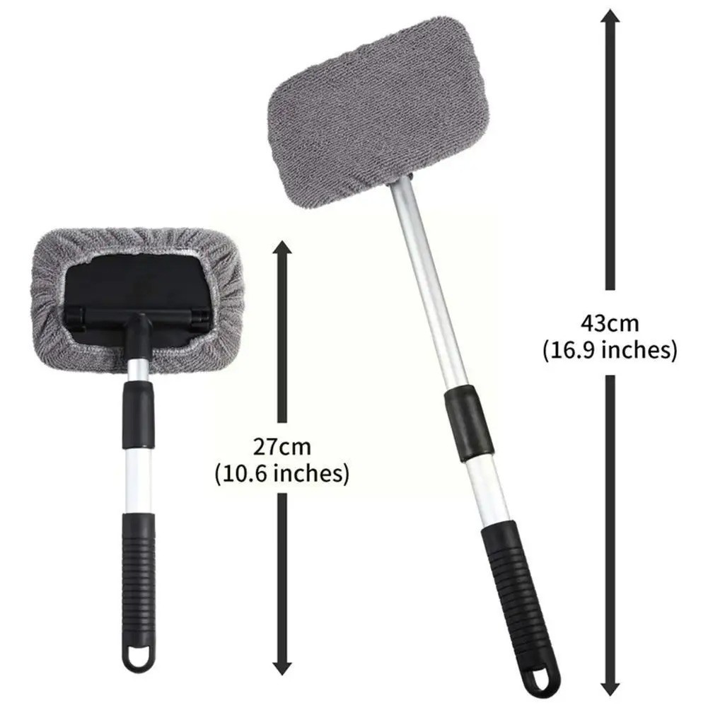 Windshield Cleaner Wand Microfiber Car Inside Window Cleaning Tool Anti Fog 2025