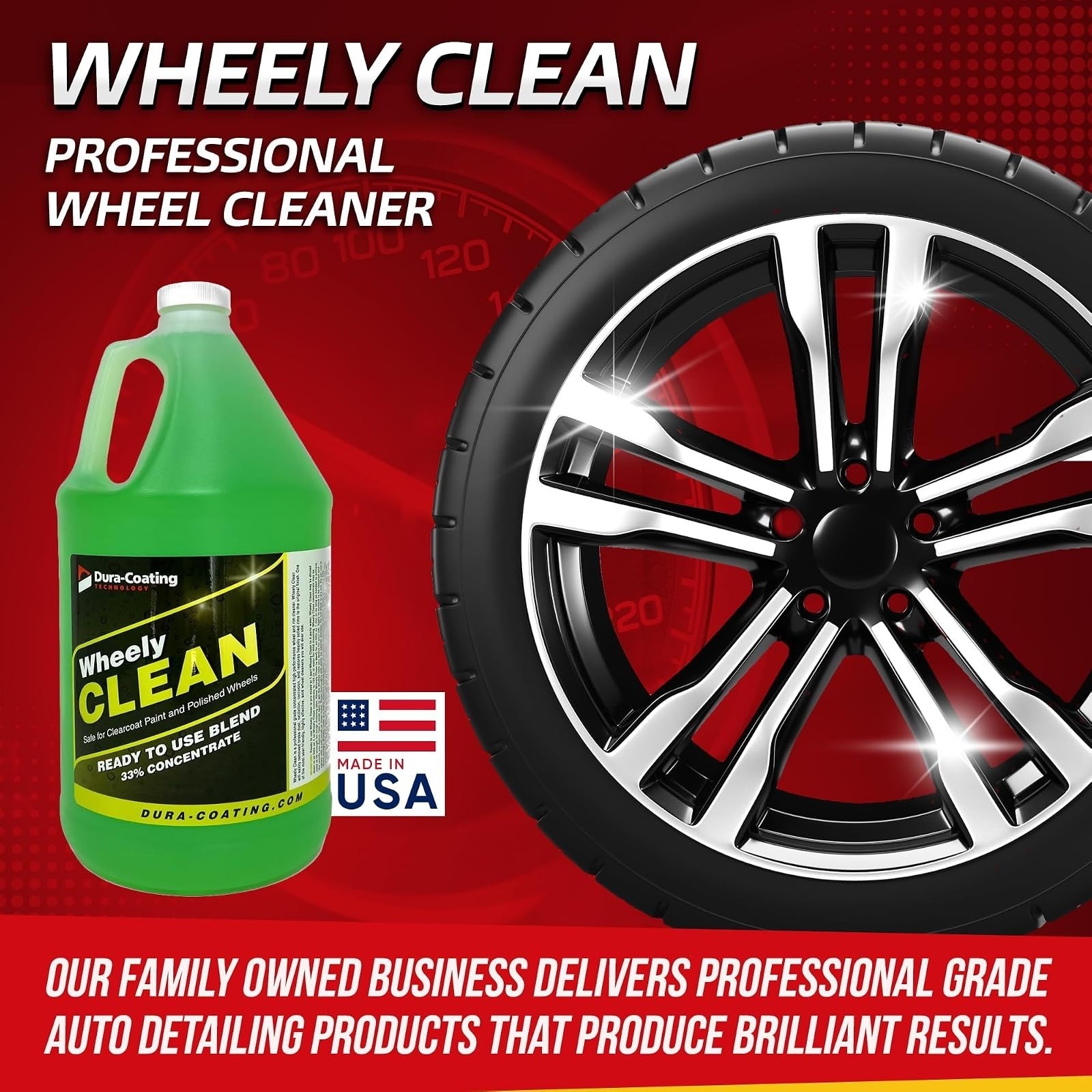 Wheely Clean – Professional Wheel Cleaner – 1 Gallon – Biodegradable