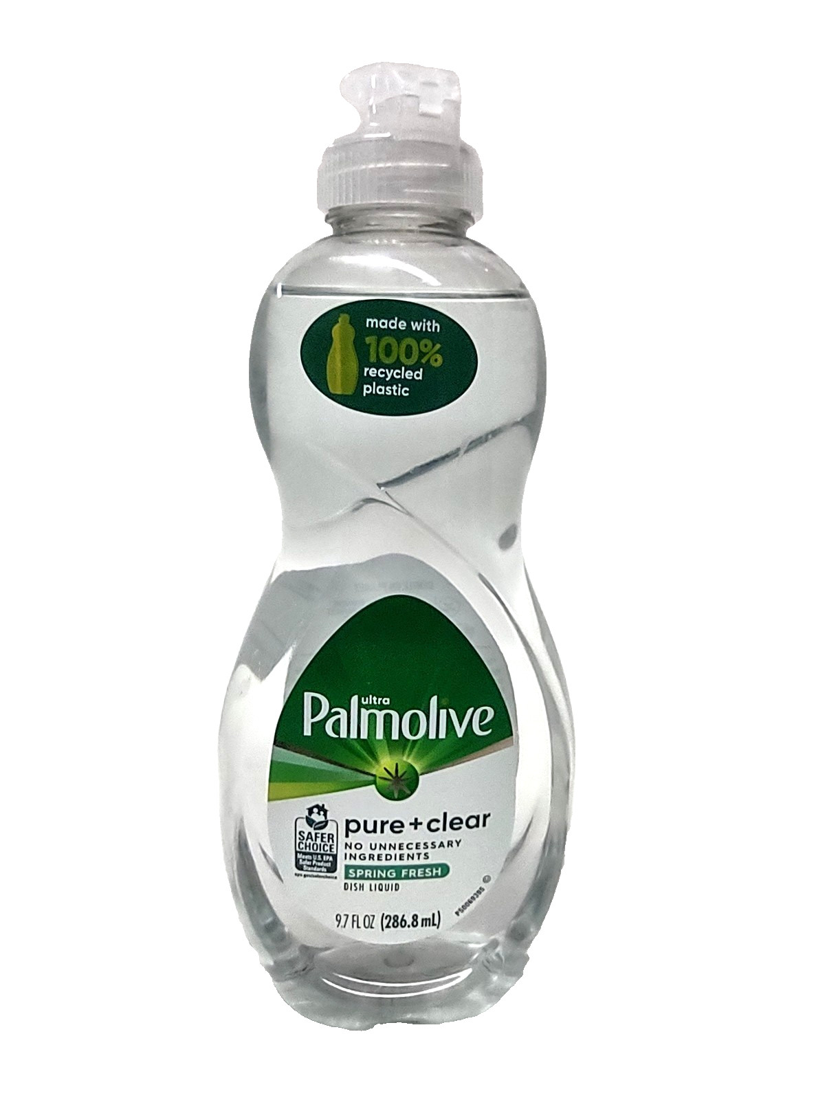 UltraPalmolive ( 4 PACK ) Liquid Dish Soap PURE + CLEAR Spring Fresh 9.7 oz Each