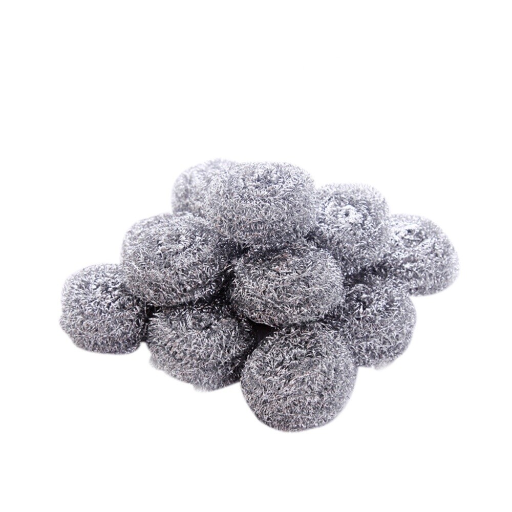 Stainless Steel Dish Bowl Cleaning Spiral Scourers Practical Kitchen Cleaner