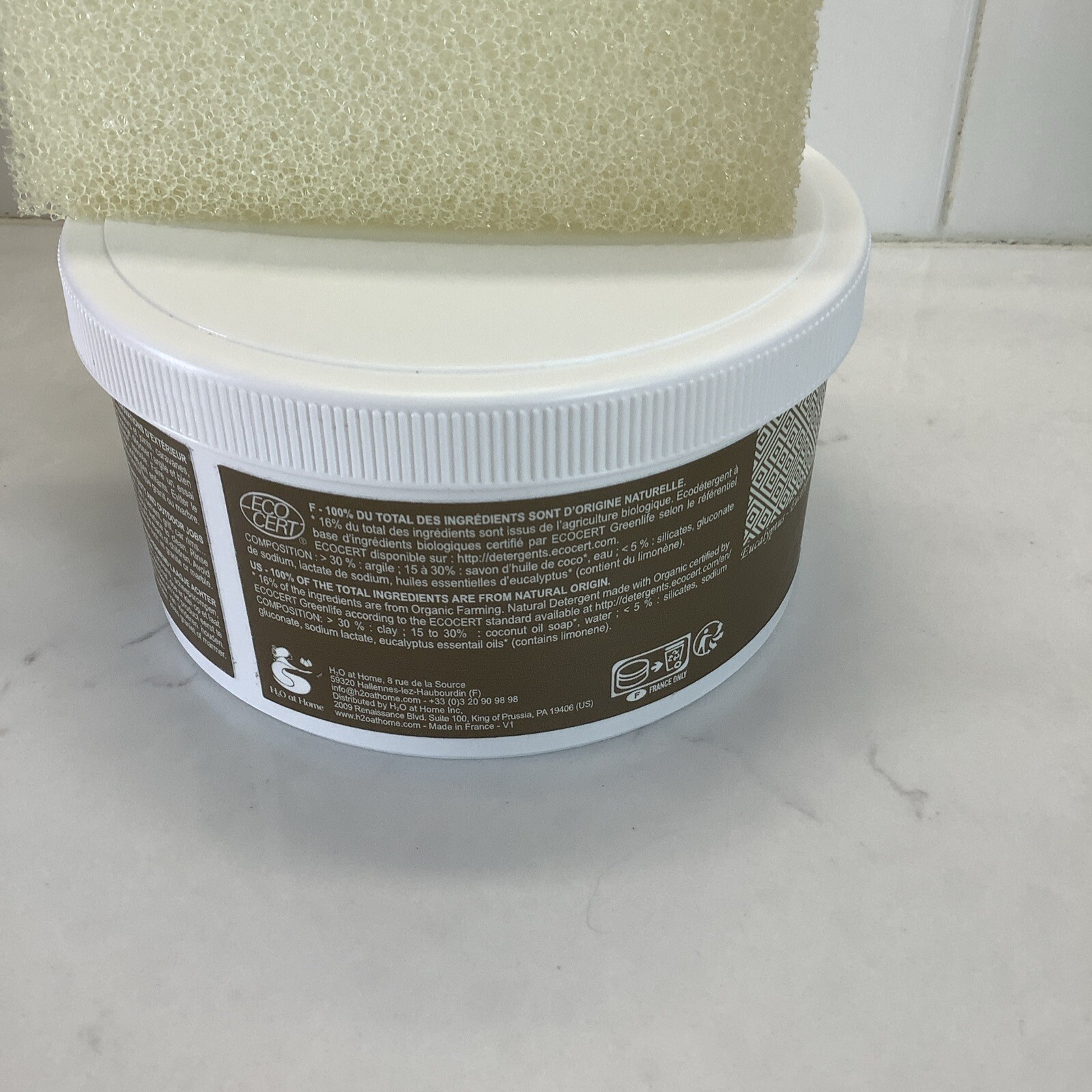 H2O At Home Scouring Clay Full Size 28.2 Oz.