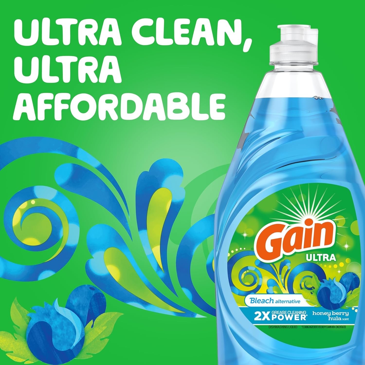 Brand New Ultra Dishwashing Liquid Honeyberry Hula Scent 38 Fl Oz