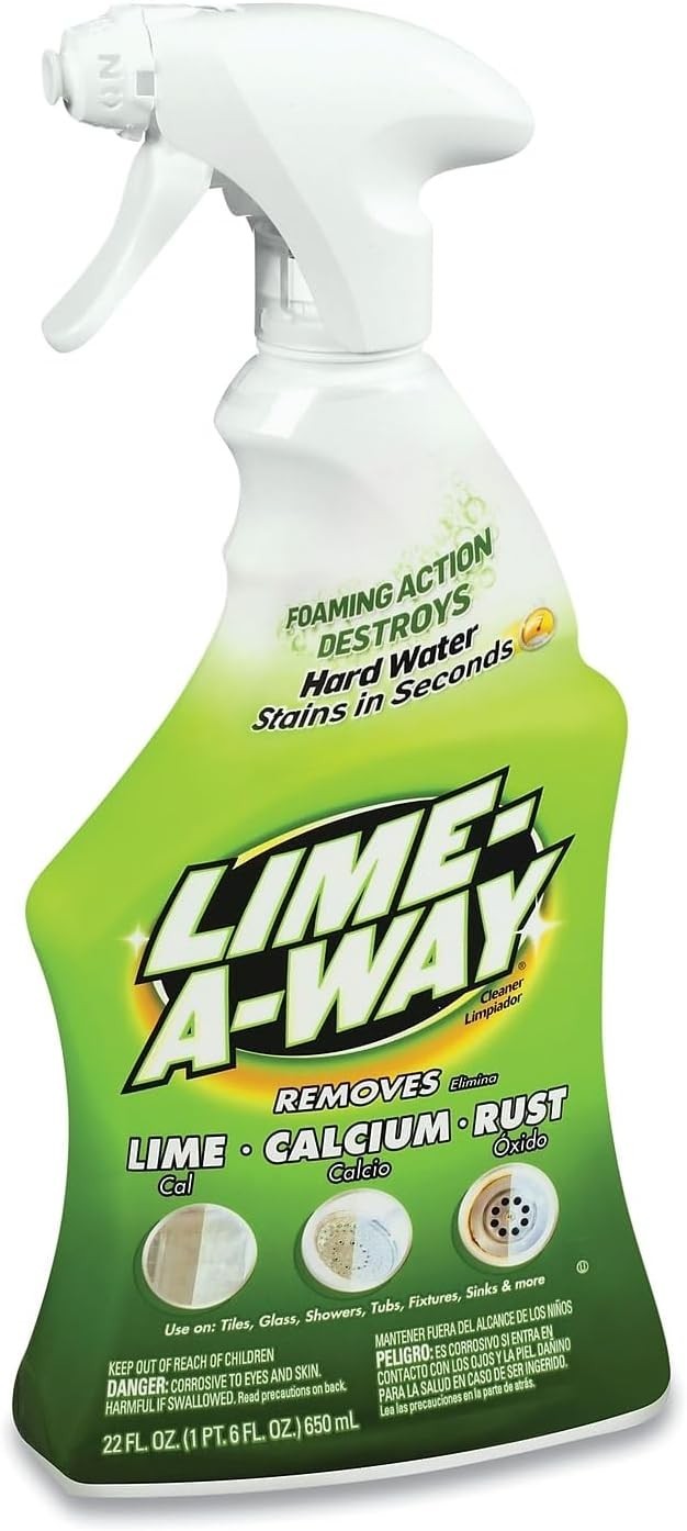 Lime-A-Way Cleaner 22 fl oz, Hard Water Stain & Limescale Remover Spray