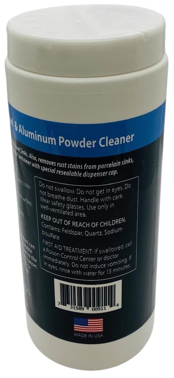 Siege Stainless Steel & Aluminum Powder Cleaner, 12 oz, Made in USA, P-11P