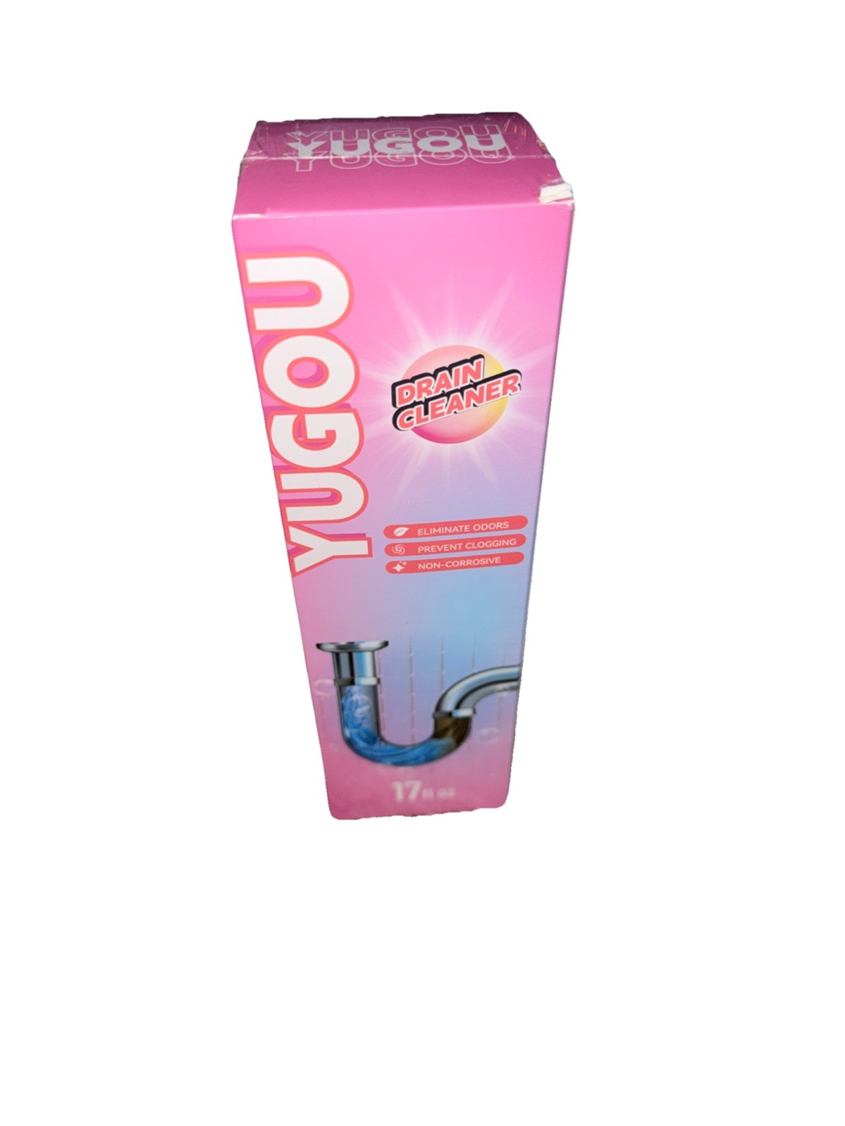 Yugou Foaming Drain Cleaner, Sink Cleaner and Deodorizer, Drain Clog Remover
