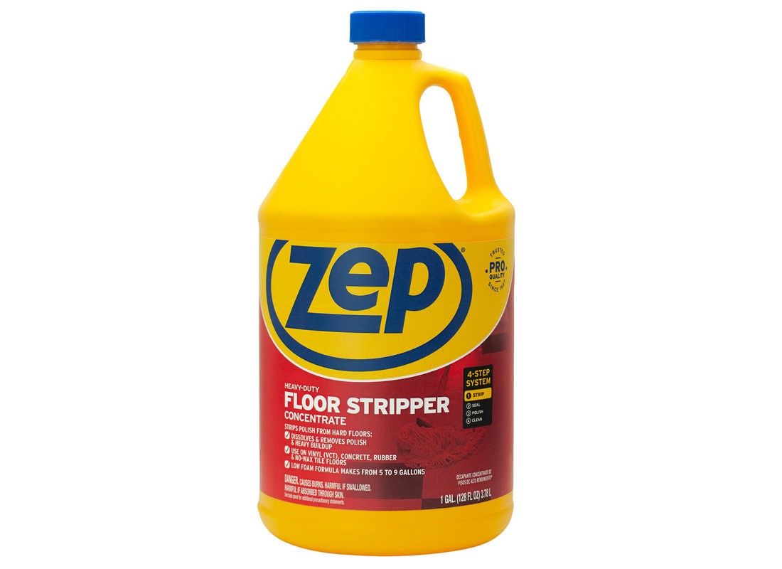 ZEP ZULFFS128 Floor Stripper, 1 gal, Liquid, Clear