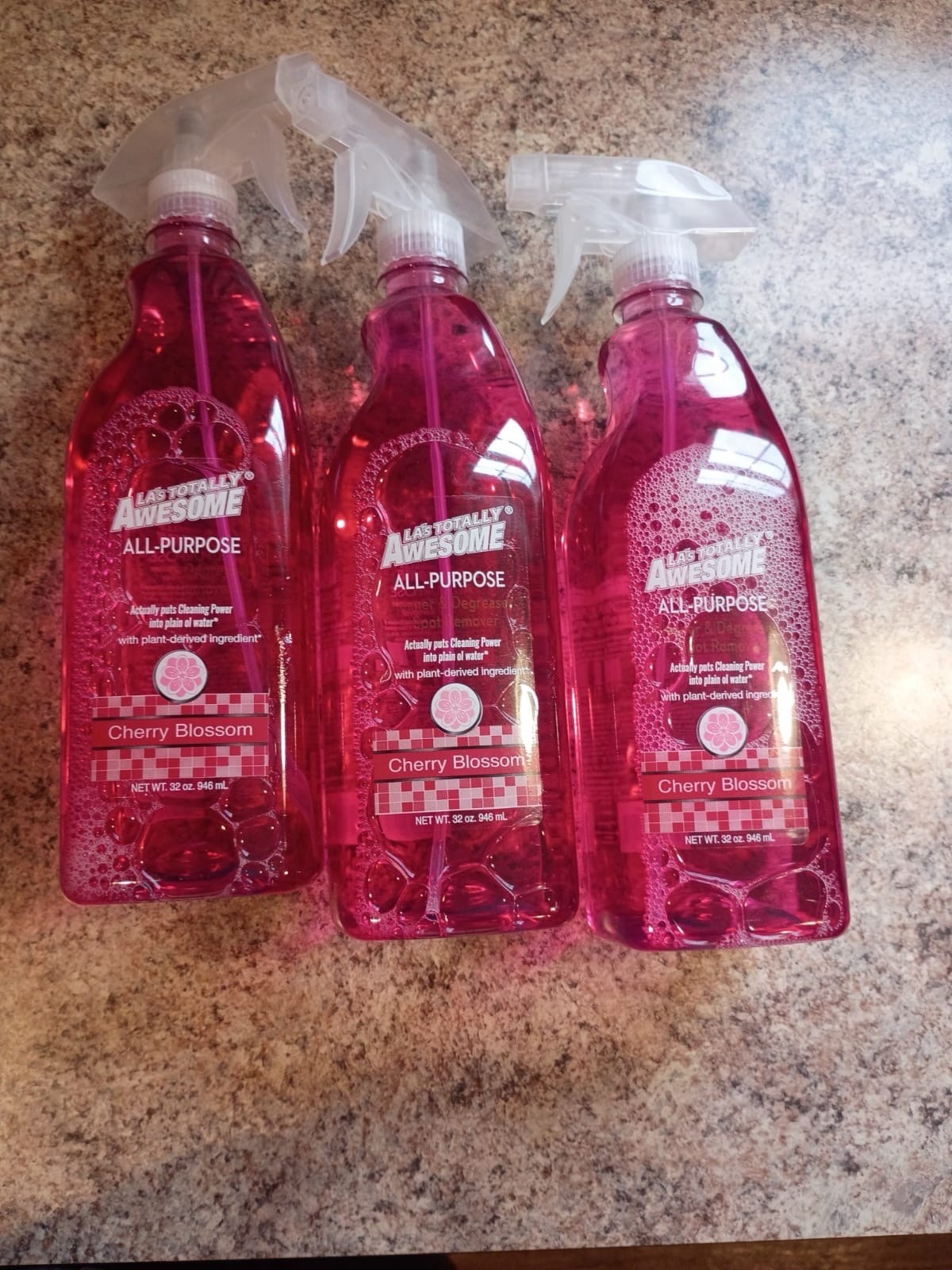 LA’s Totally Awesome All-Purpose Degreaser Spray Cherry Blossom 32oz 3 Pack
