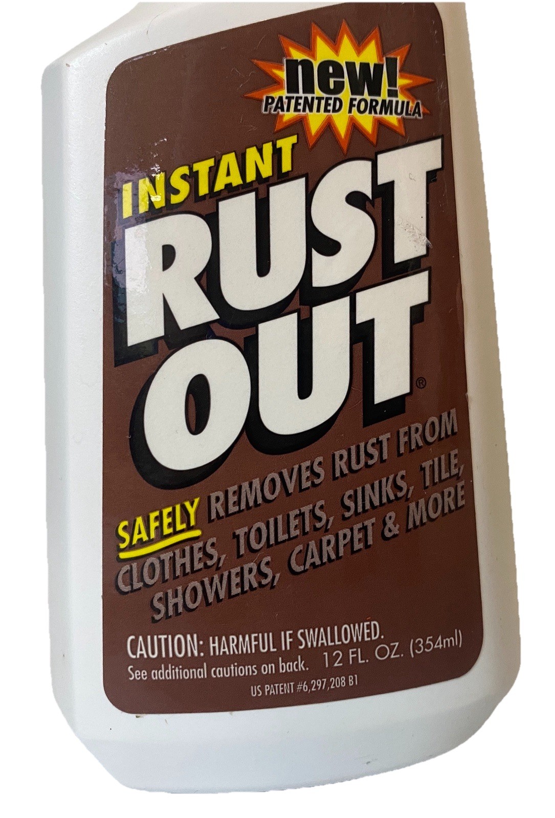 Iron Out Inc. INSTANT RUST OUT Rust Remover Discontinued Preowned 11.9 oz Bottle
