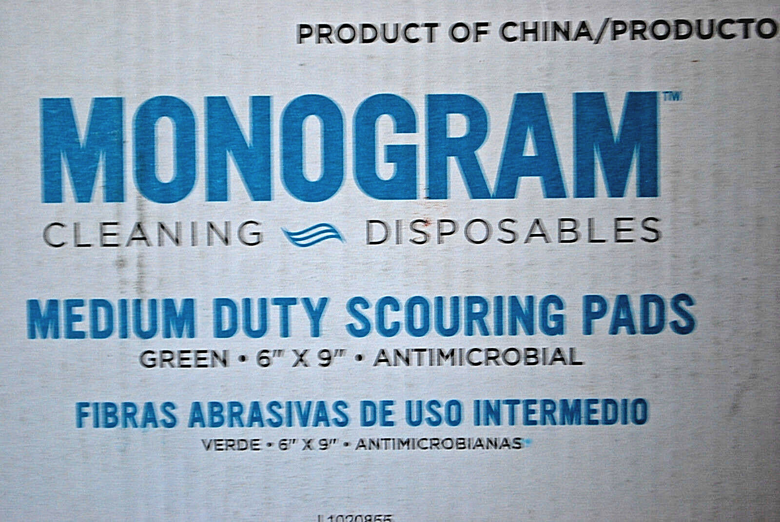Monogram Medium Duty Scouring Pads 6″ X 9″ #273988 40 Count S6534