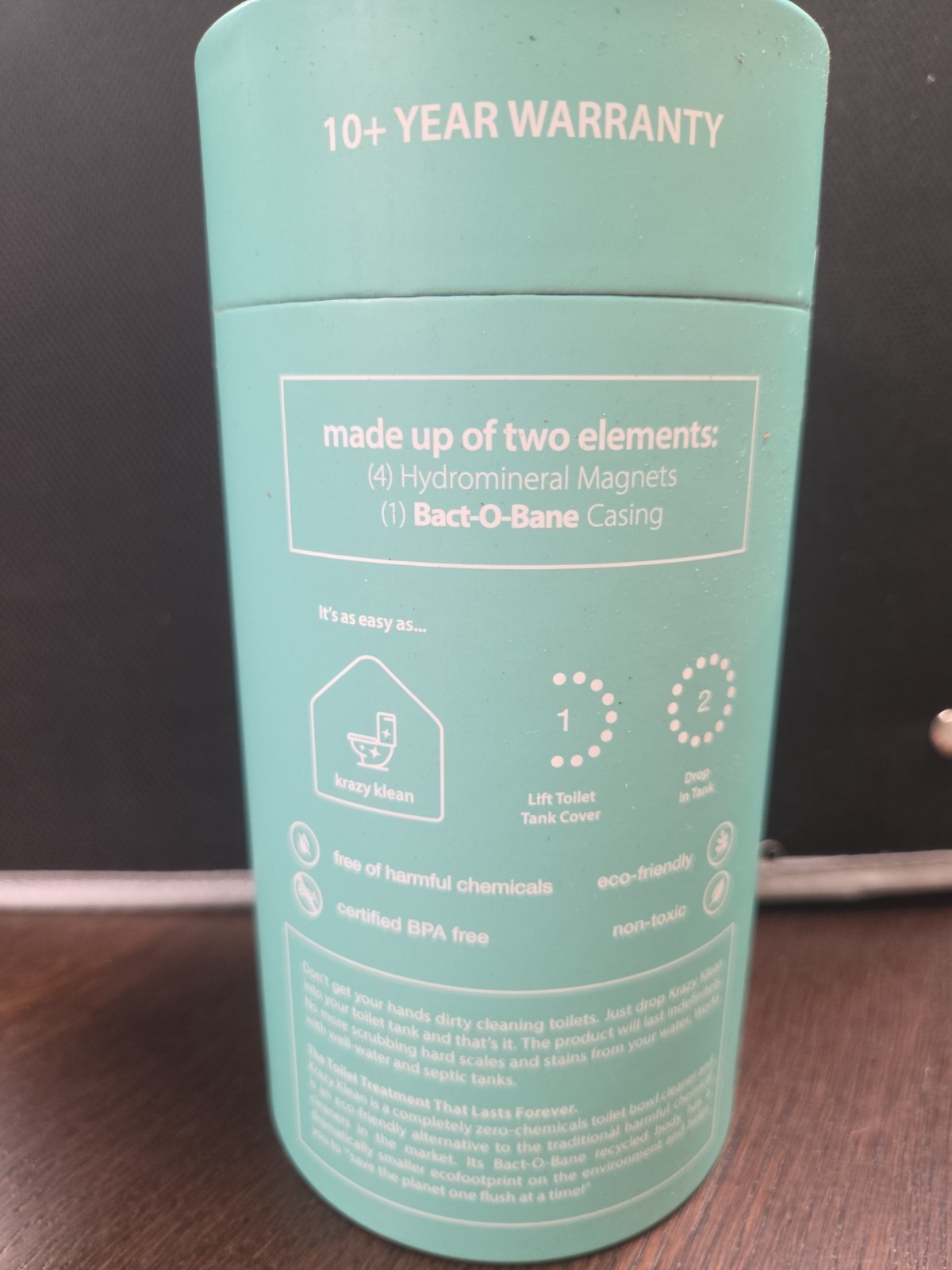 Krazy Klean with Bact-O-Bane Chemical Free Toilet Treatment – NWT