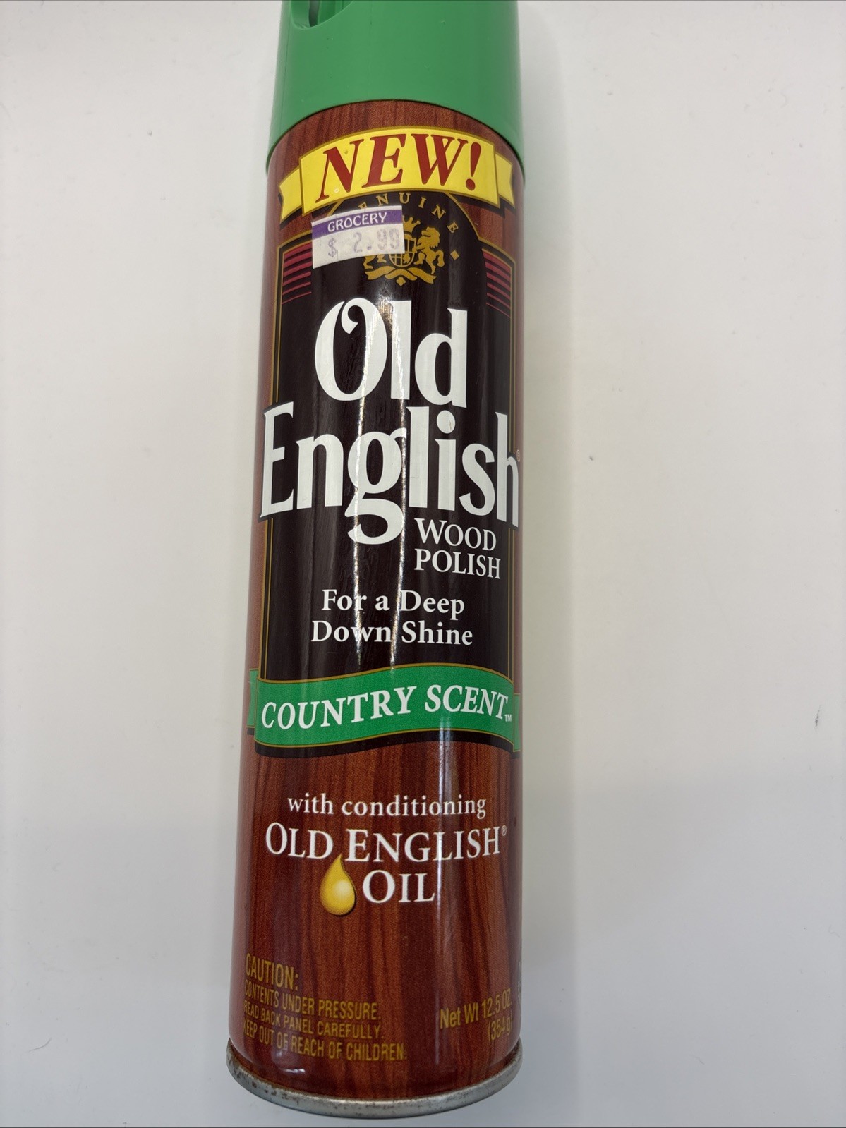 Vtg 1997 Old English Country Scent Furniture Wood Polish Spray Discontinued Used
