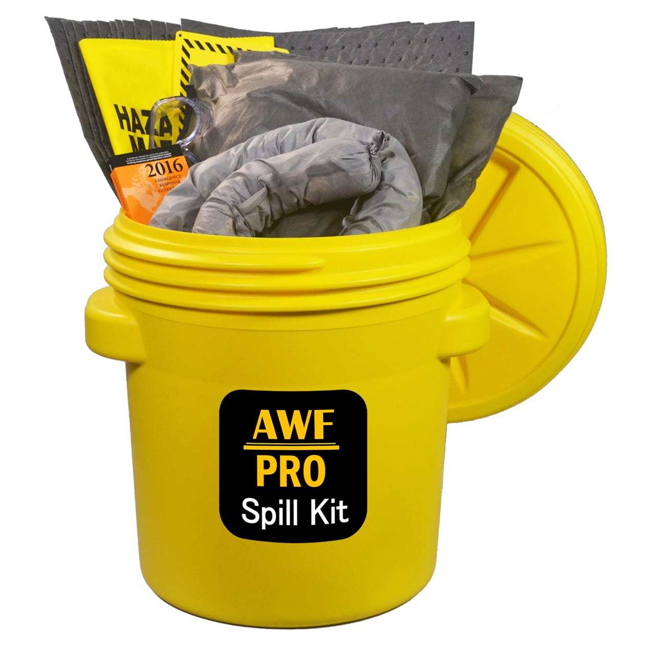 20 Gallon Universal Spill Kit – 59 Pieces. Perfect for Absorbing Spills
