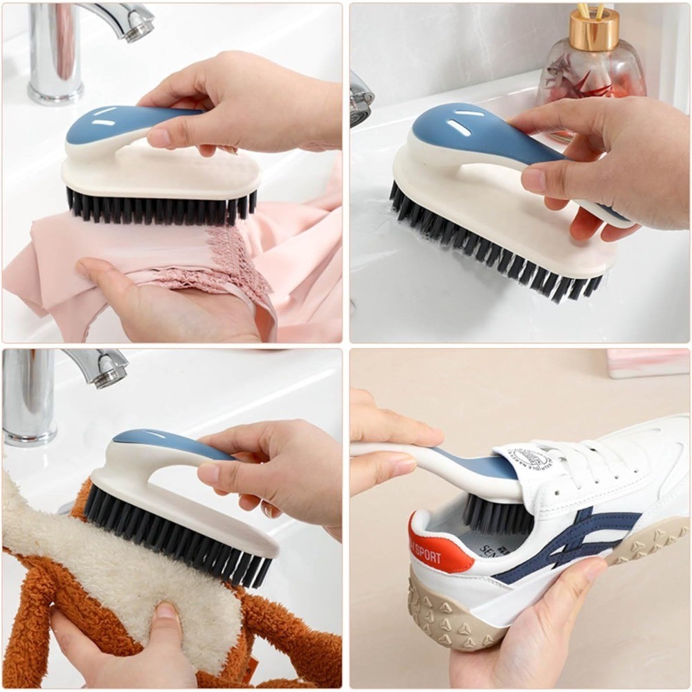 Soft Bristle Scrub Cleaning Brush Stain Remover for Fabric Laundry Carpet