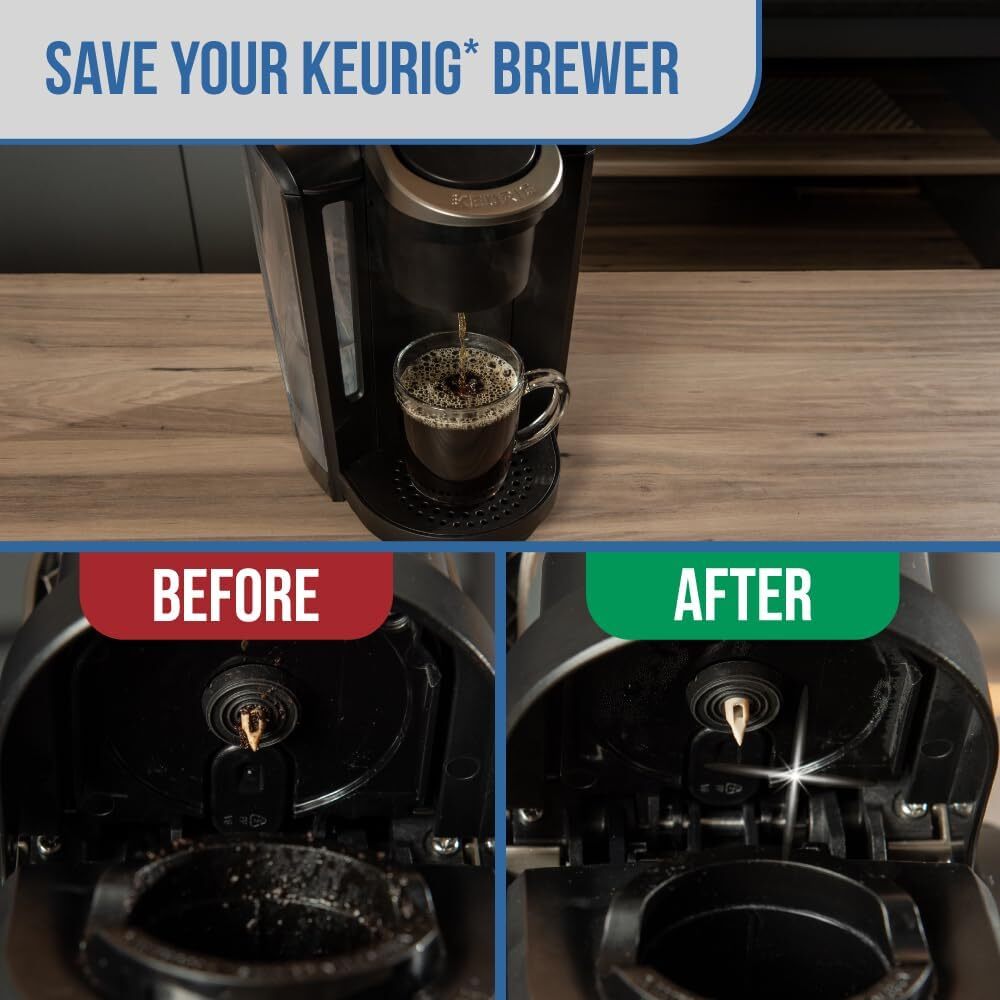 Keurig Cleaning Pods 2.4Oz Non Toxic Cleaner For 1.0 & 2.0 Machines