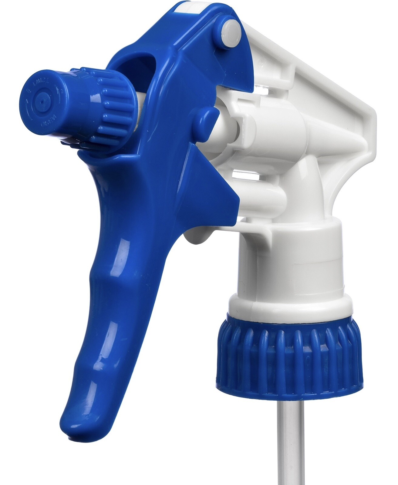 3 Pc Pack Red/White/Blue Heavy Duty Trigger Sprayer, 9- 1/4” Dip Tube 28-400