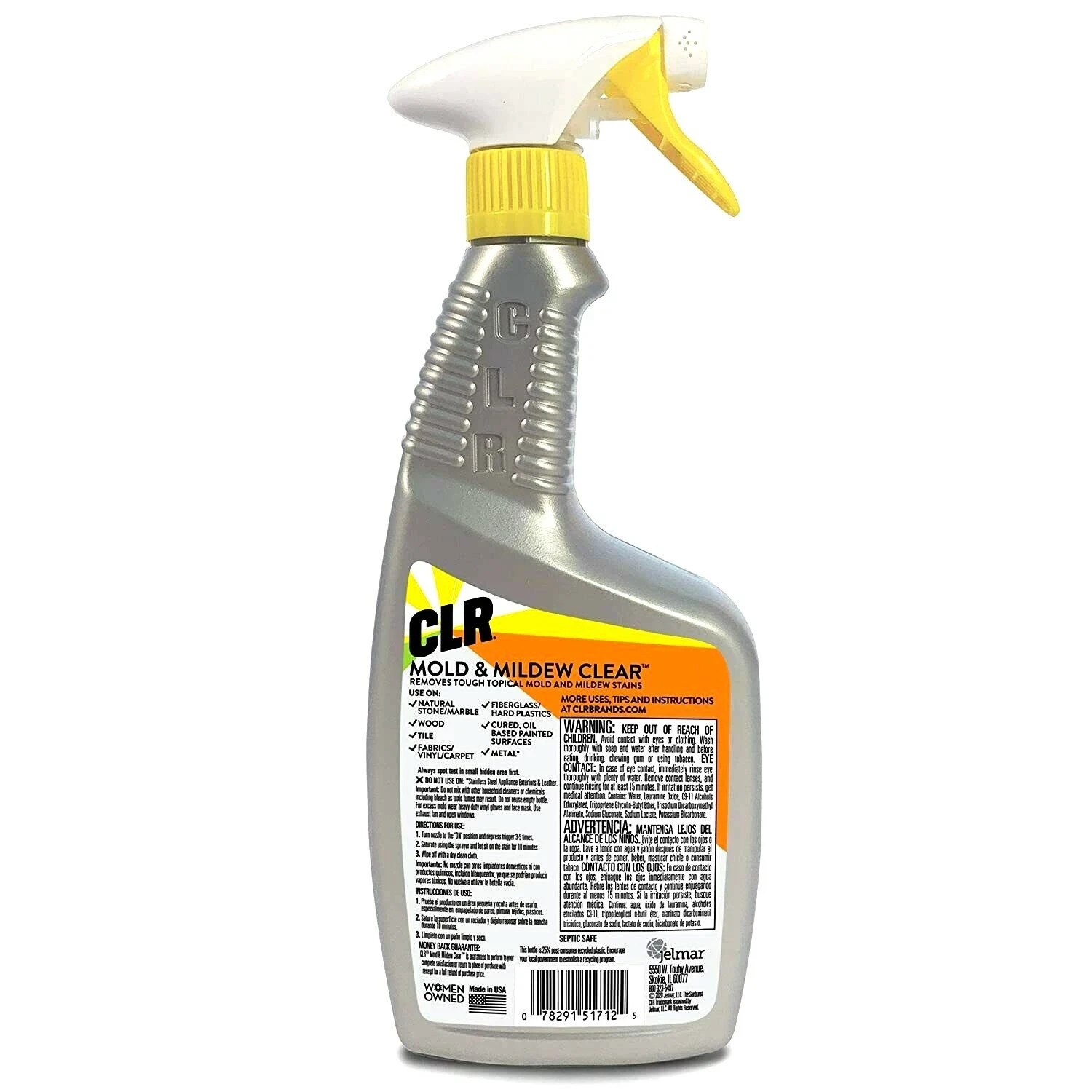 CLR Mold and Mildew Clear Bleach-Free Foaming Stain Remover – 32 Oz 2 Pack.