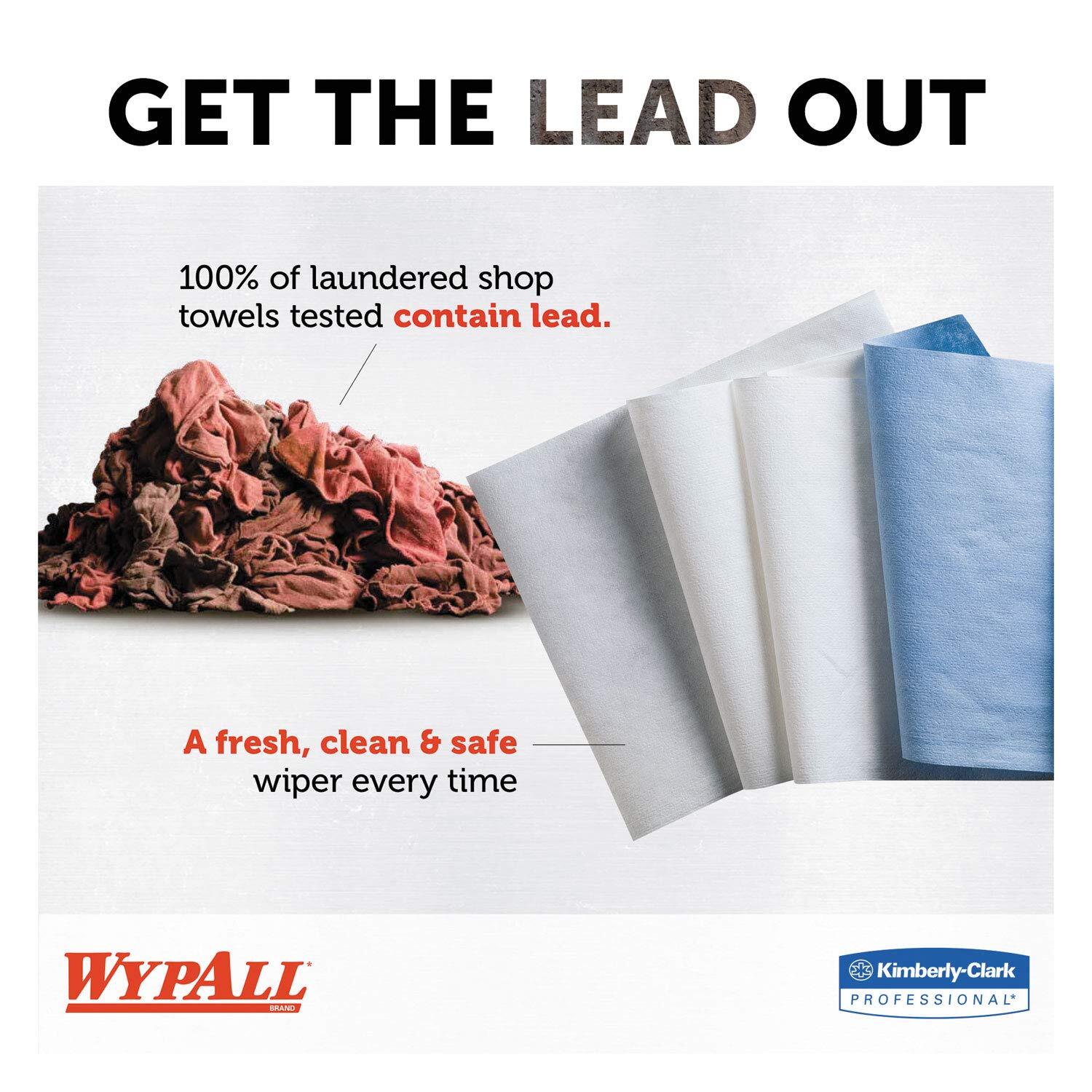 Wall Mounted Dispenser for Kimtech and Wypall Wipes Jumbo Roll Space Saver