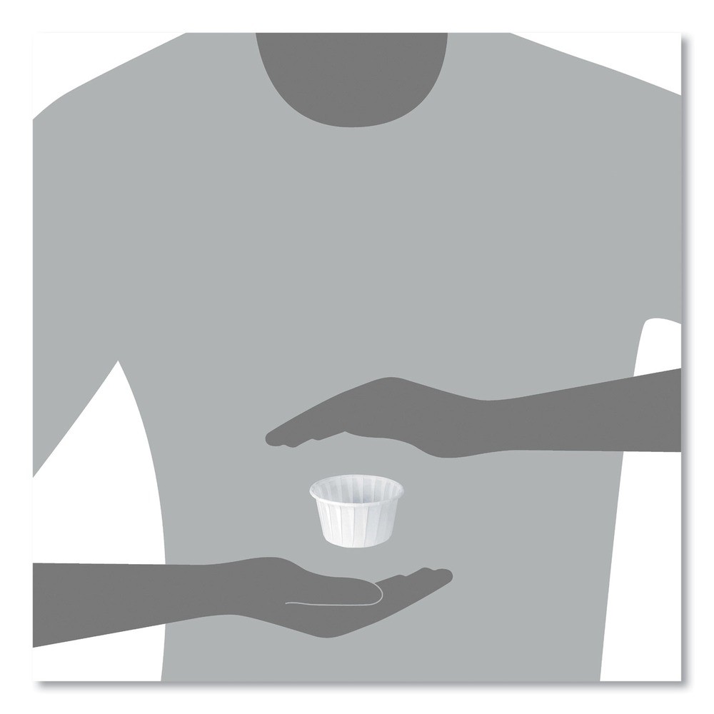 SOLO 400 4 oz Paper Portion Cups – White (5000/CT) New