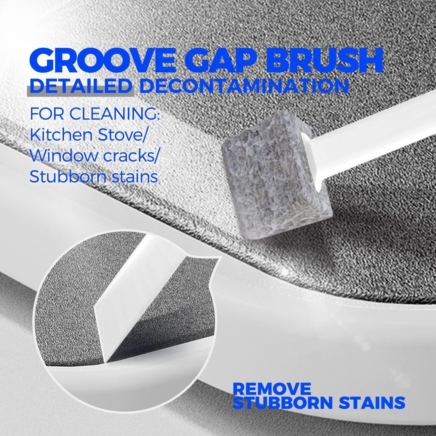 Holikme 7 Pack Deep Cleaning Brush Set, Scrub Brush, Grout Brush