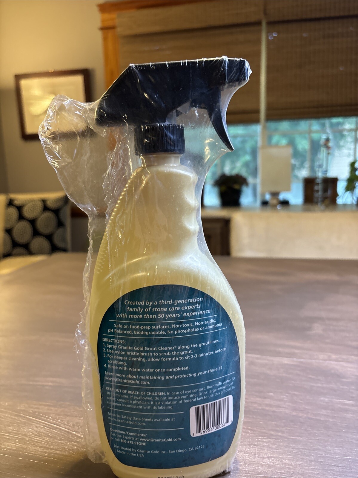 Deep Clean Your Grout with 24 Oz. Grout Cleaner ~ No Brush