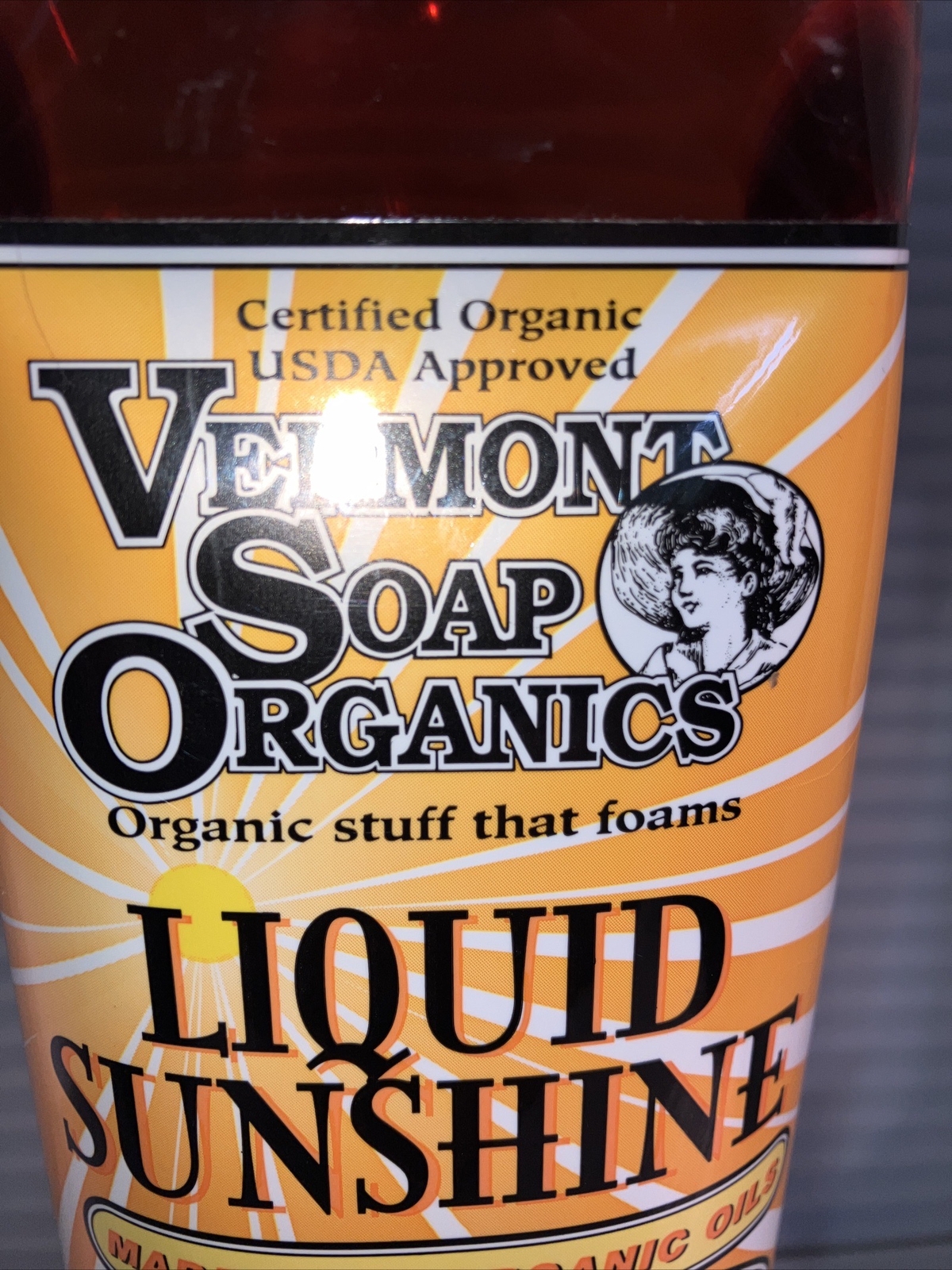 Vermont Soap Organics Liquid Sunshine Made W Organic Oils 38 fl Oz.