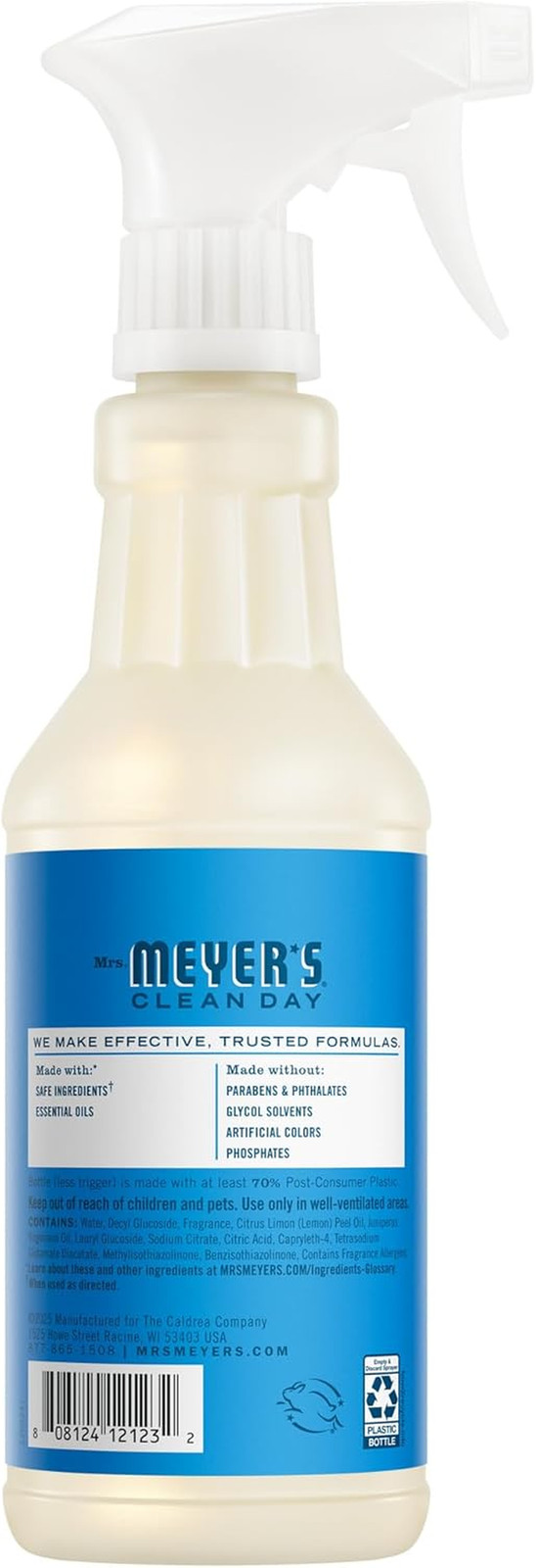 Mrs. MEYER’S CLEAN DAY Multi-Surface Everyday Cleaner, Blueberry Scent, 16 Fl Oz