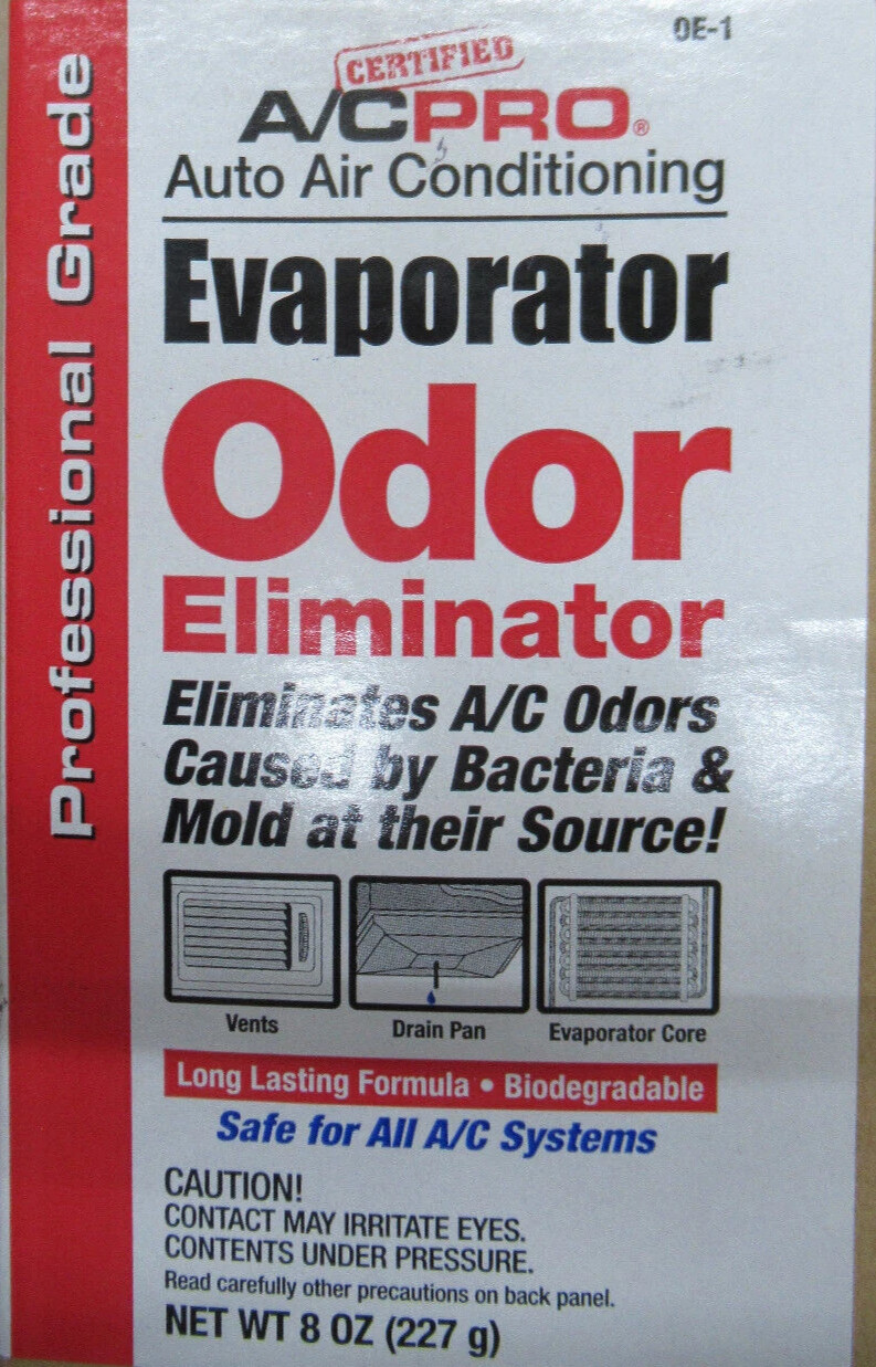 A/C PRO EVAPORATOR ODOR ELIMINATOR OE-1 (765-3141) 8 oz.
