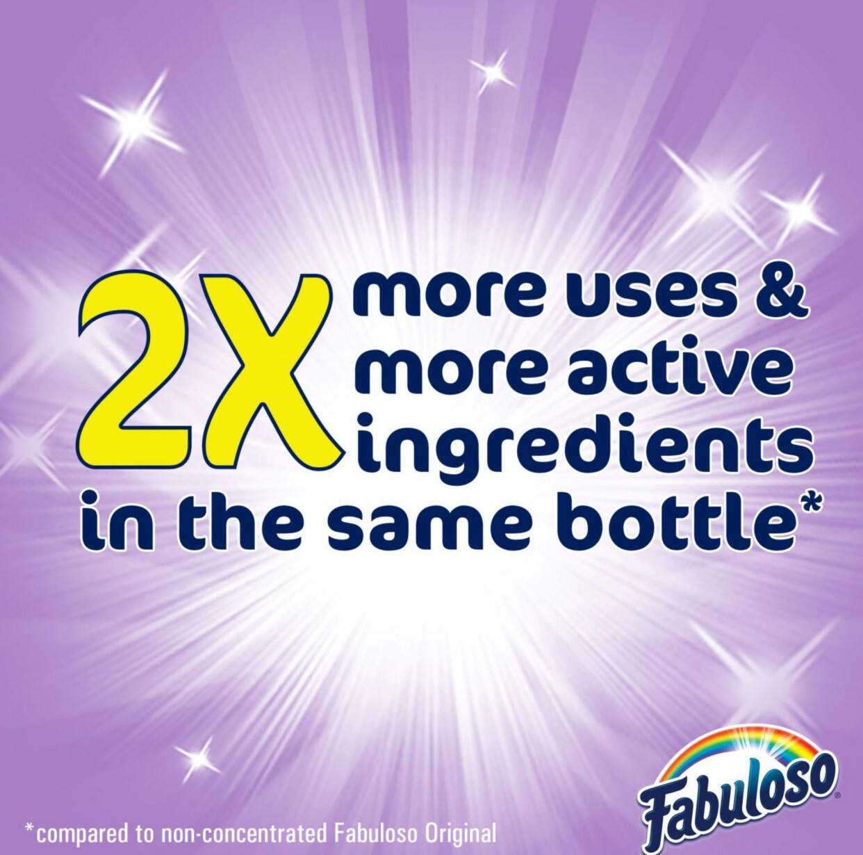 Fabuloso Multi-Purpose Cleaner, 2X Concentrated Formula, Lavender Scent, 210 oz.