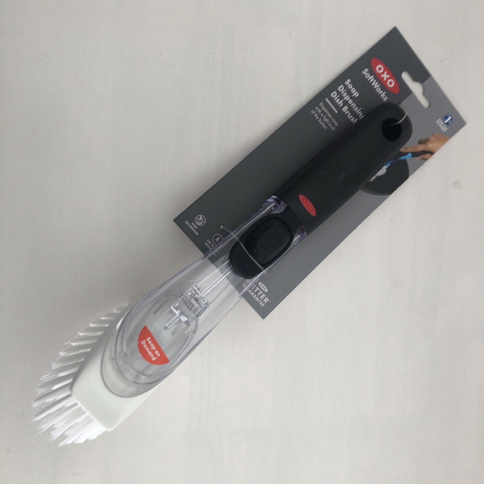 New OXO Good Grips Soap Dispensing Dish Brush