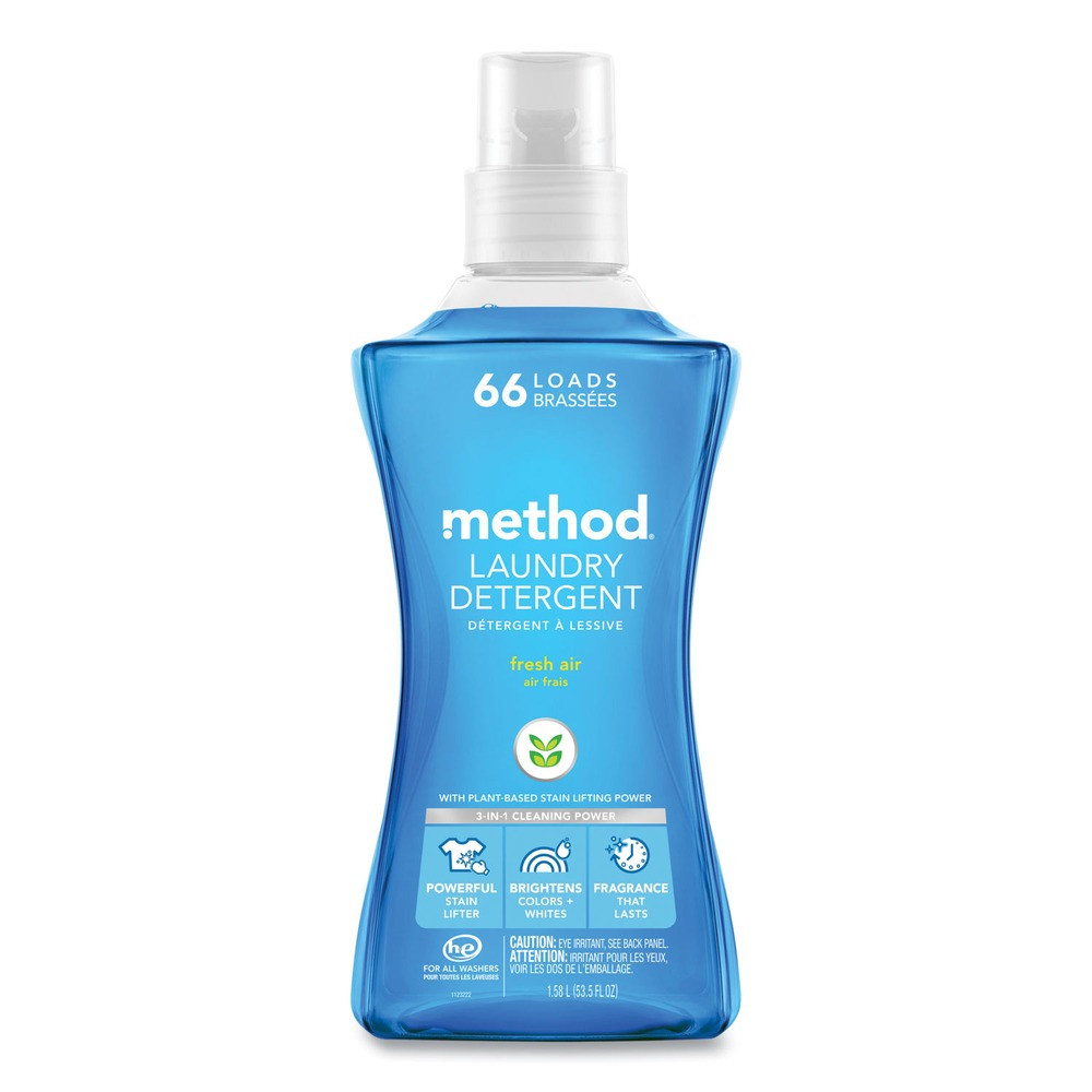 Method 318025 53.5 oz Laundry Detergent – Fresh Air Scent (4/Carton) New
