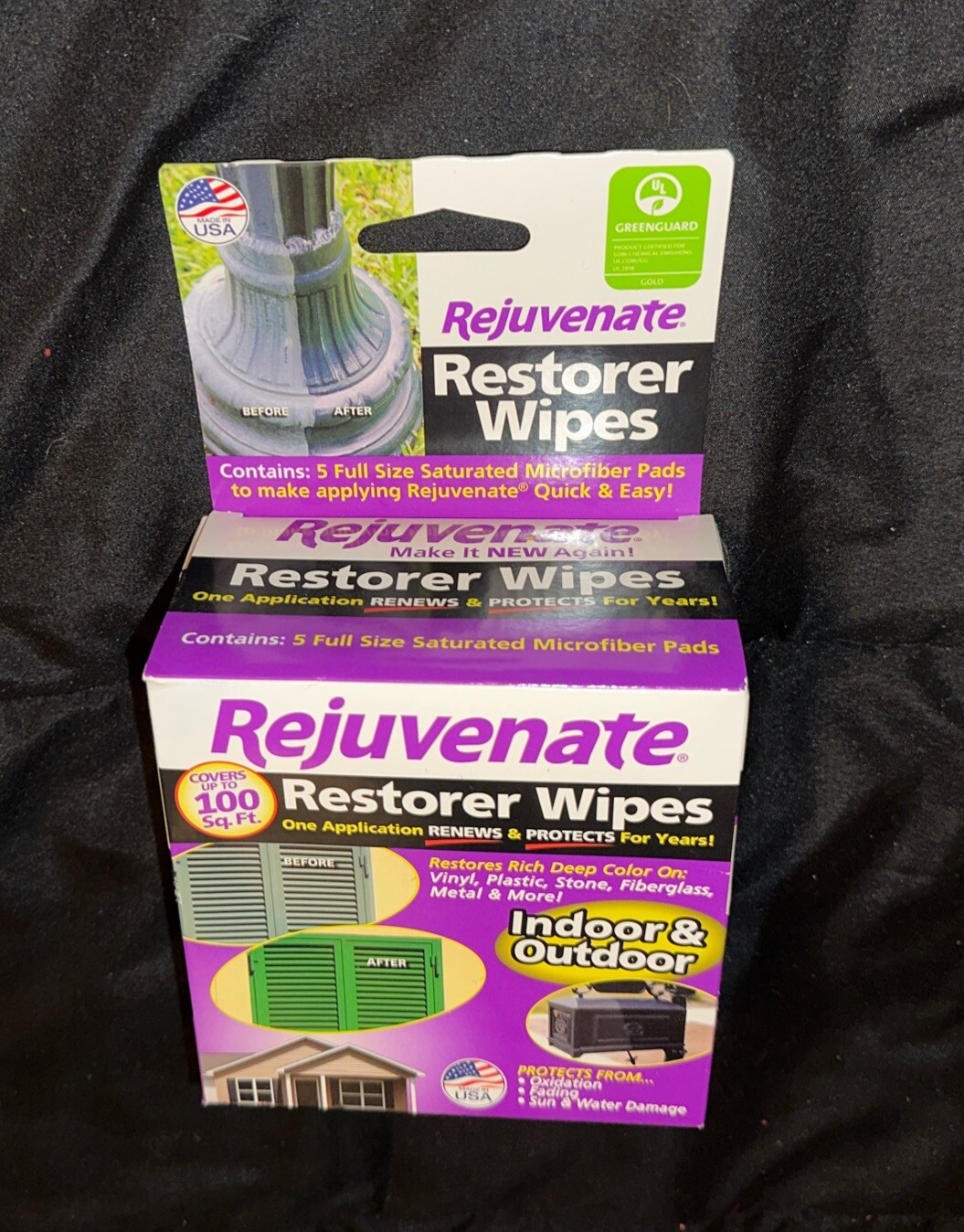 Rejuvenate Pre-Saturated Restorer Wipes Penetrating Formula Restores Shines