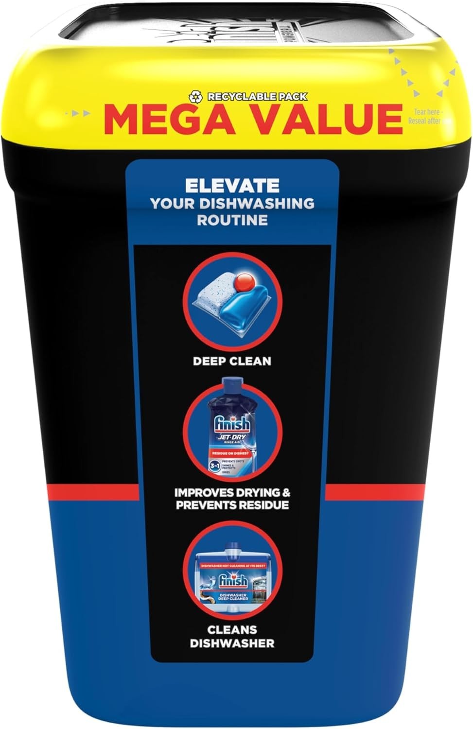Quantum Dishwasher Pods, No Pre-Rinse Dishwasher Detergent Soap Removes 24HR …