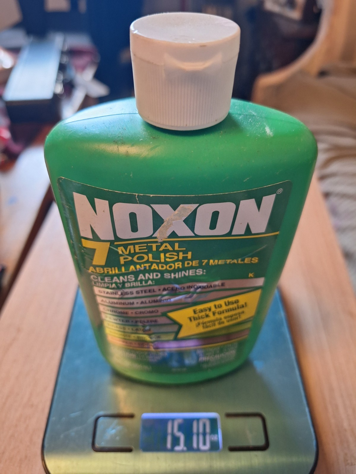 Noxon 7 Liquid Metal Polish – 12 FL OZ (2013) Nearly Full