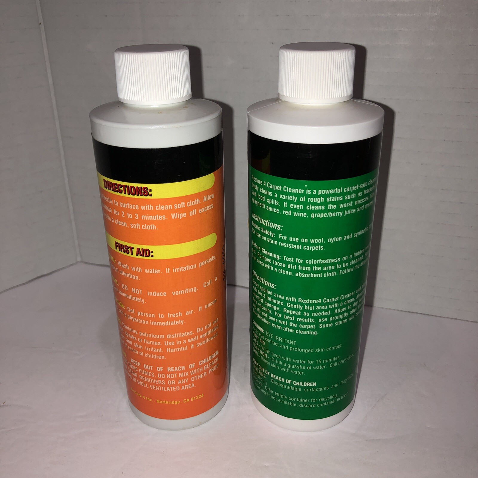 Lot Of 5 Restore 4 Professional Wood Grout Carpet Glass Porcelain Fiberglass
