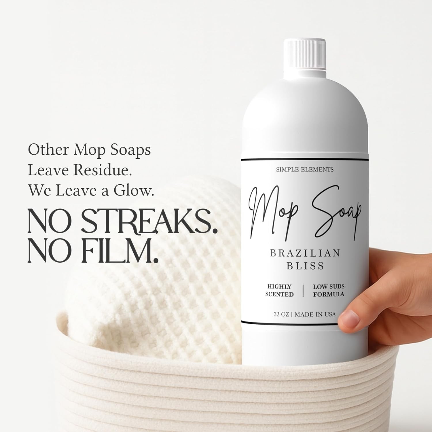 Brazilian Bliss Mop Soap – Highly Scented Mop Soap, Luxury Floor Cleaner with