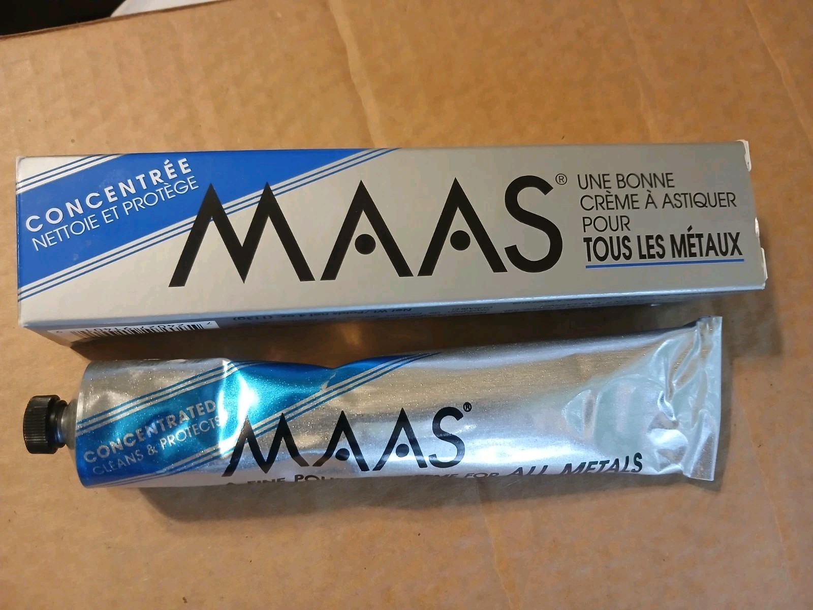MAAS Fine Polishing Cream For All Metals – 4oz Tube 3.8 Oz Now