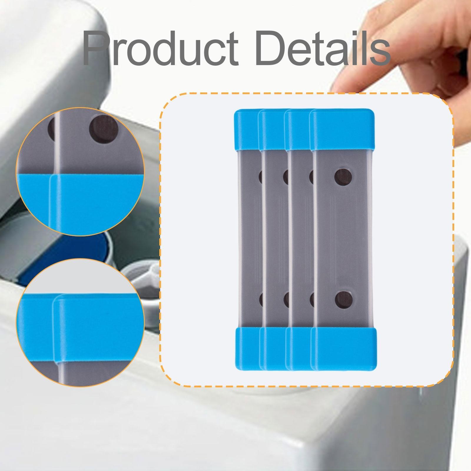 4x Magnetic Toilet Bowl Cleaner Toilet Tank Magnets for Public Occassion