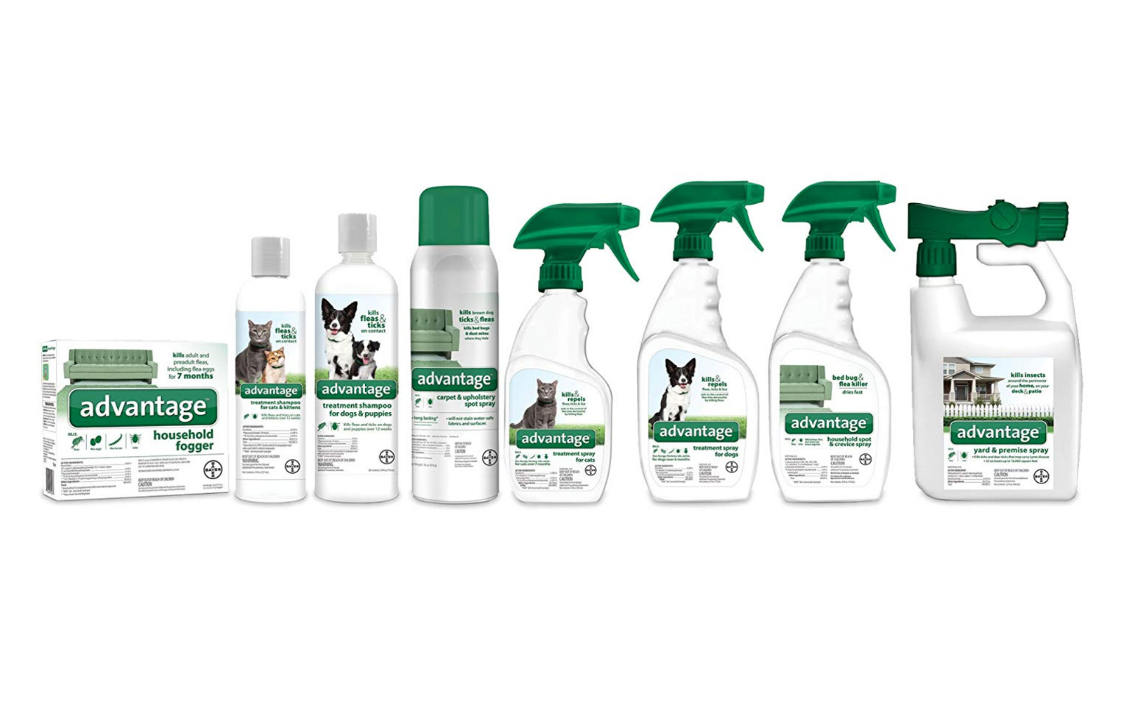 Kills Fleas & Adult Eggs, Bayer Advantage Household Fogger, three 2 oz canisters