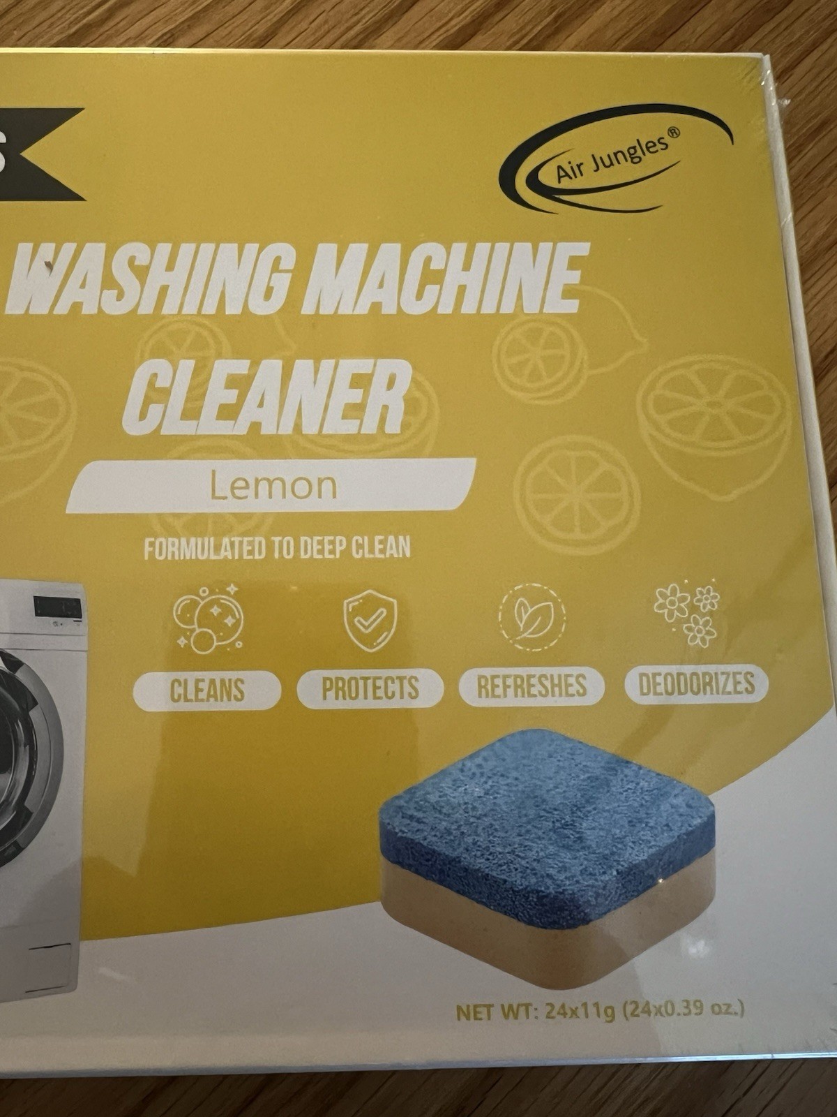 48ct Washing Machine Deep Clean Lemon Scented Tablets / New 2 Packs of 24 = 48ct