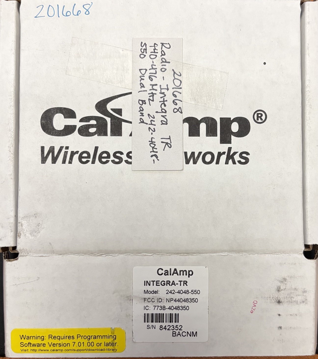 CAL AMP Dataradio integra tr 242-4048-550 data radio