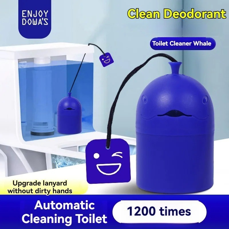 1pc Blue Whale Automatic Toilet Cleaner 150G Slow Release Fresh Gel – NEW