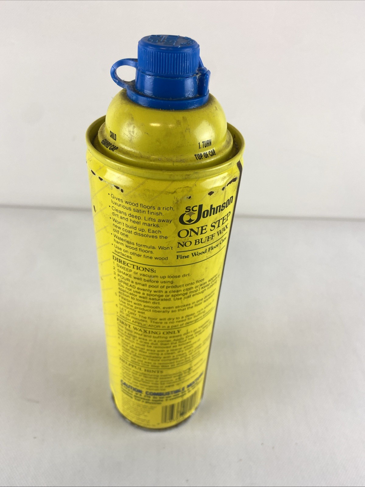 1x SC Johnson One Step No Buff Wax Fine Wood Floor Care 22 fl oz NEW