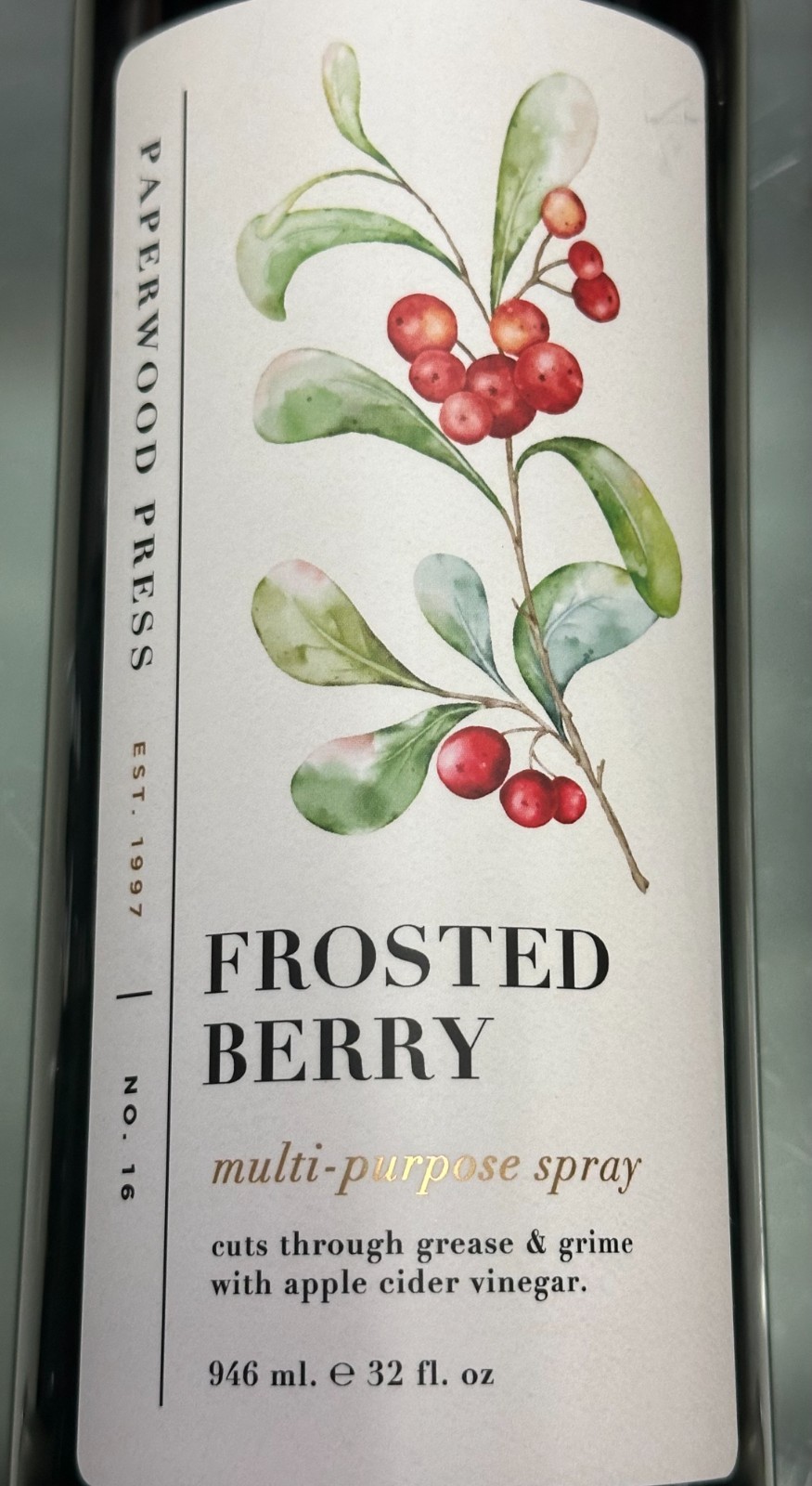 PAPERWOOD PRESS ~ FROSTED BERRY Multi Kitchen Refresher Cleaner Odor Deodorizer