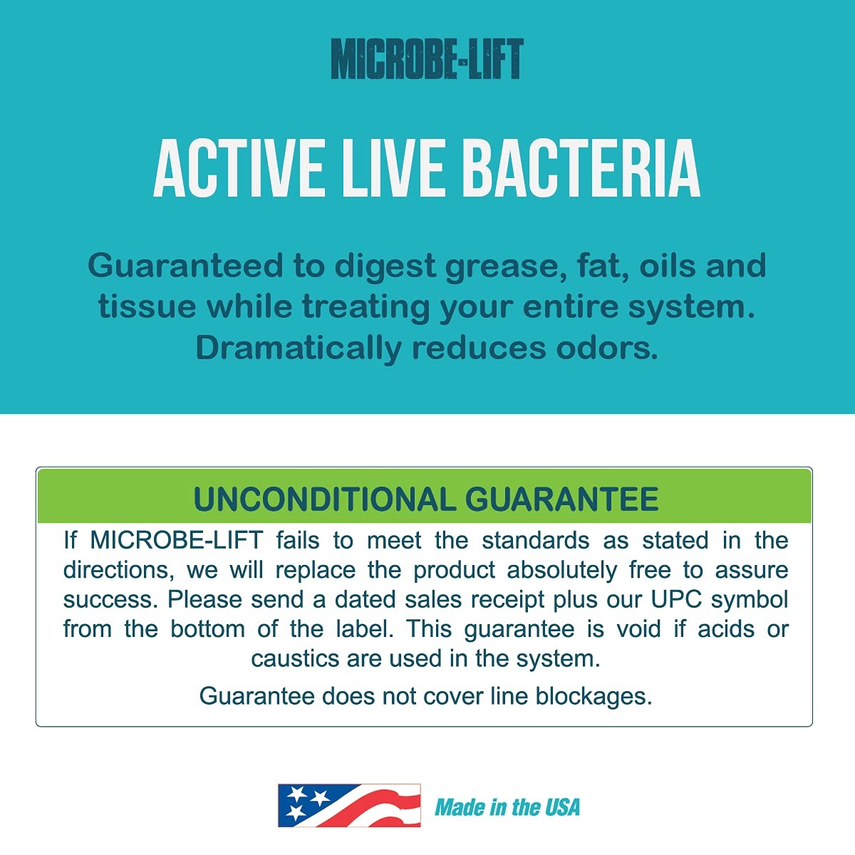 MICROBE-LIFT Natural Septic Tank Treatment – Liquid, Bio-Friendly Bacteria,
