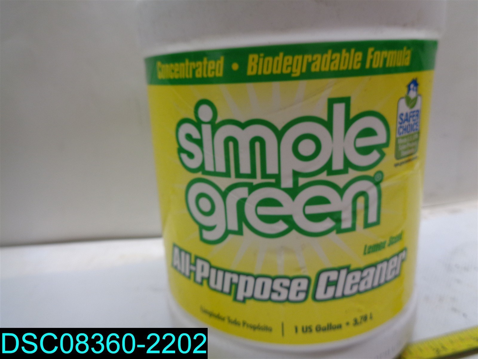 QTY=2GALLON:(1 GAL X 2)Simple Green Lemon Scent All-Purpose Cleaner 043318140105